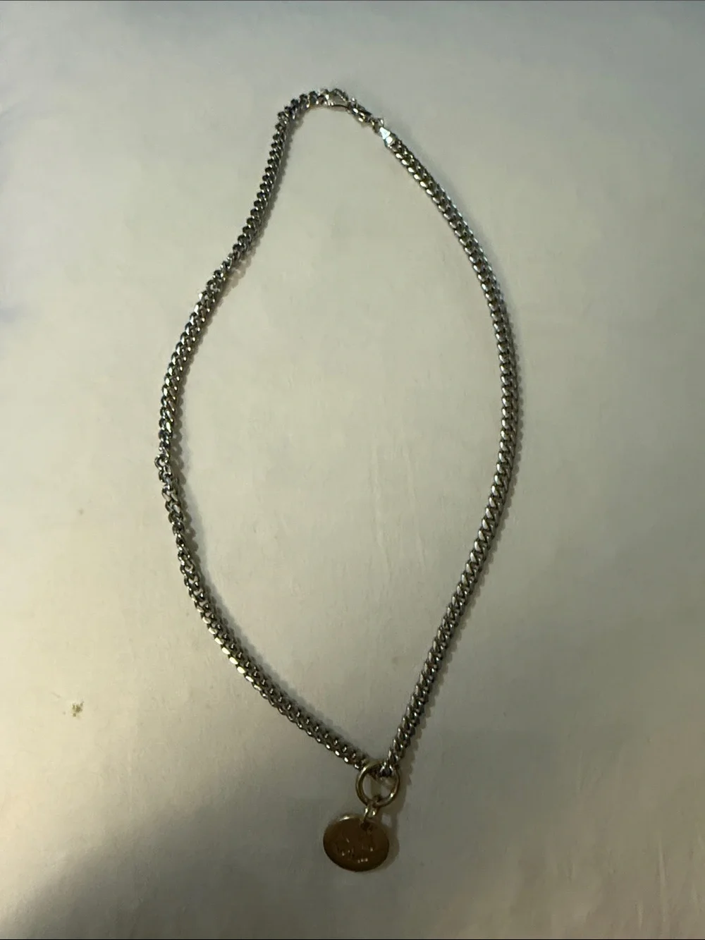 Gold Clover Disc Pendant Necklace - Women Jewelry